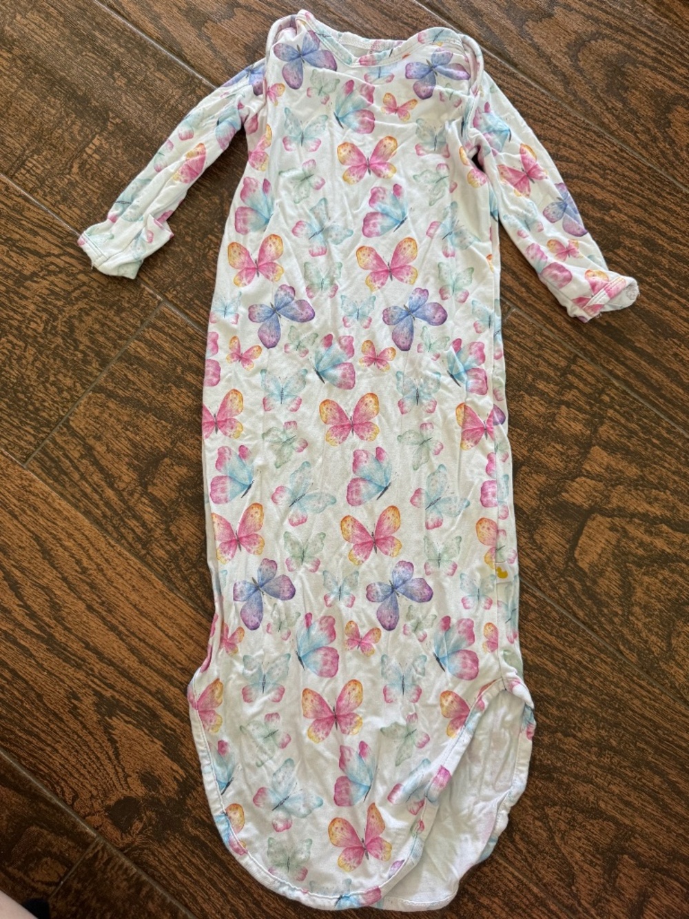 Baby Girls Posh Peanut Butterfly Knot Gown 0-3M